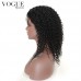 Brazilian Human Hair Kinky Curly Virgin Hair Full Lace Wig With Baby Hair Glueless